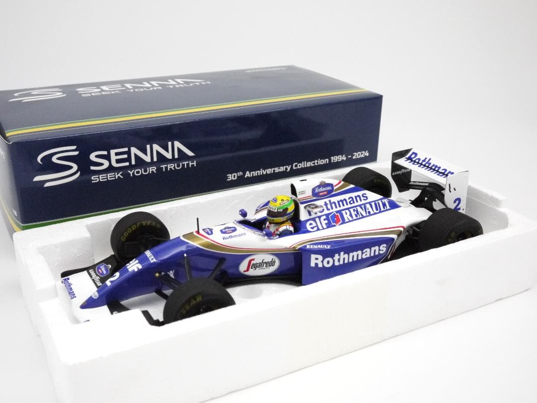 1\181/18 ウィリアムズ FW16ラストレース A.セナ PMA