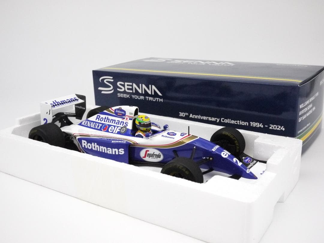 1\181/18 ウィリアムズ FW16ラストレース A.セナ PMA