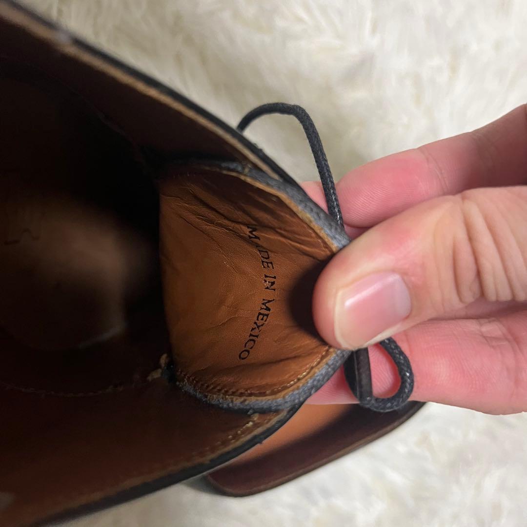 【極美品】ロジャースペンサーダイナイトソール 外羽根プレーントゥ26cm