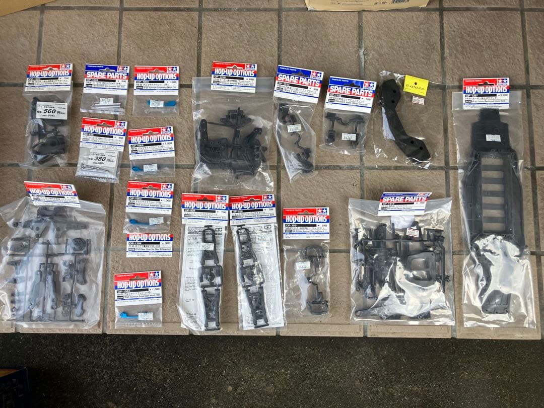 タミヤ　FF03シャーシ　メカ＆パーツ多数付き