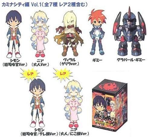 希少品　フィギュメイト　天元突破グレンラガン　カミナシティ編　vol.1、2