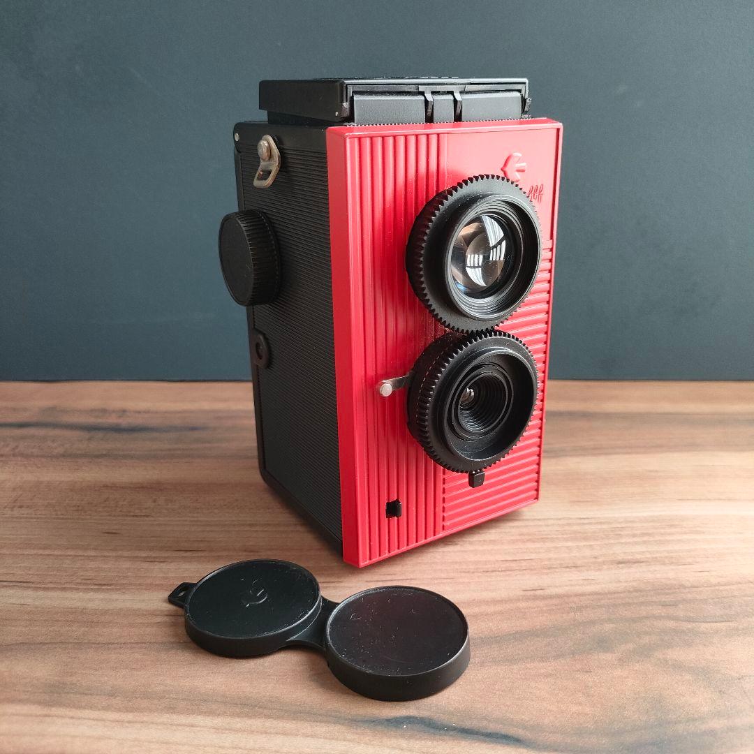 black bird fly 二眼レフ フィルムカメラ　RED