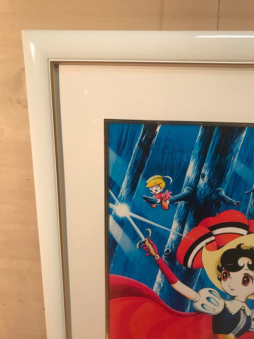 手塚治虫「戦いの時」ピエゾグラフ・キャンバス仕様　版上サイン・作品証明シール有り