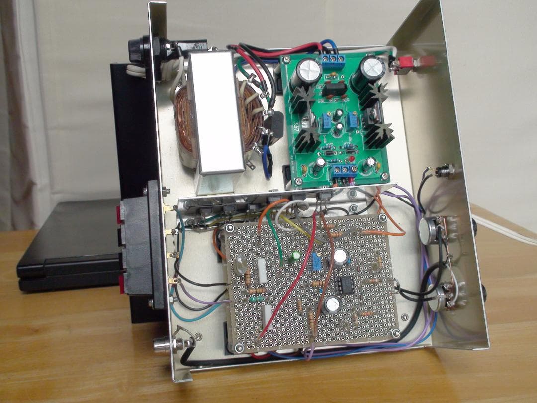 自作トランジスタアンプ