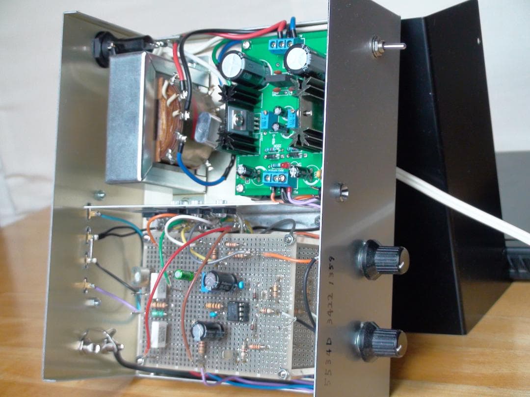 自作トランジスタアンプ