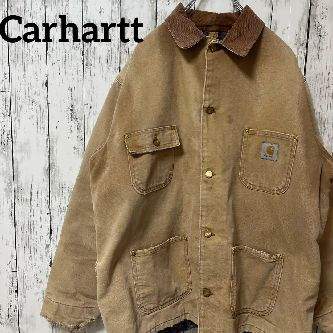 C2720 Carhartt チョアコート ワークジャケット フェード グランジ