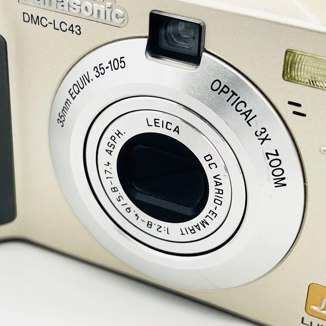 【美品】パナソニック ルミックス LUMIX DMC-LC43 デジカメ 単三