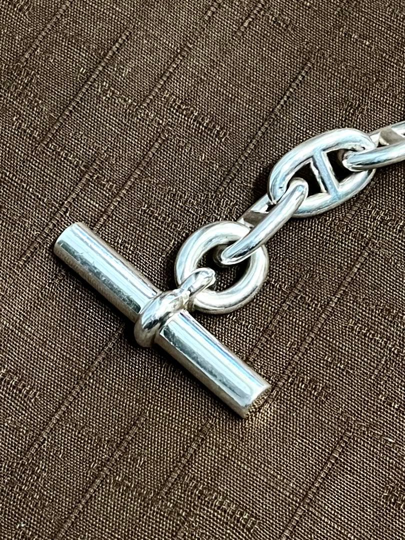 エルメス シェーヌダンクル　MM 16コマ ブレスレット　シルバー925