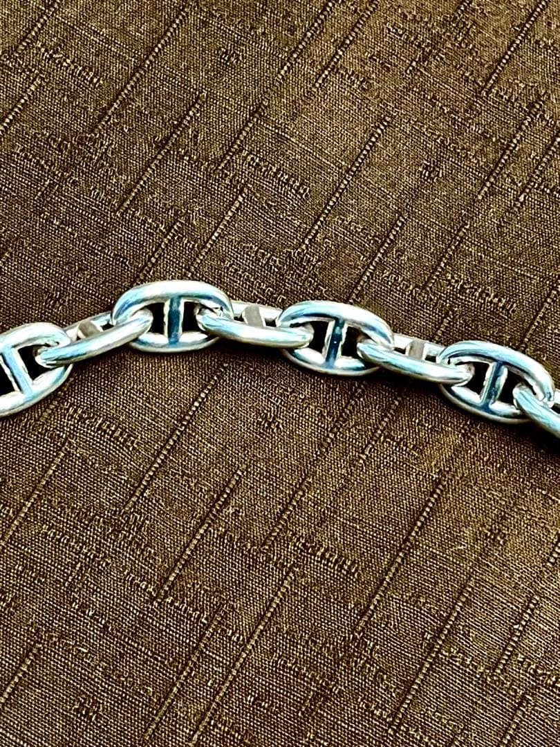 エルメス シェーヌダンクル　MM 16コマ ブレスレット　シルバー925