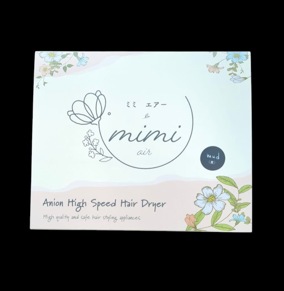 ミミエアー　ドライヤー　mud 黒