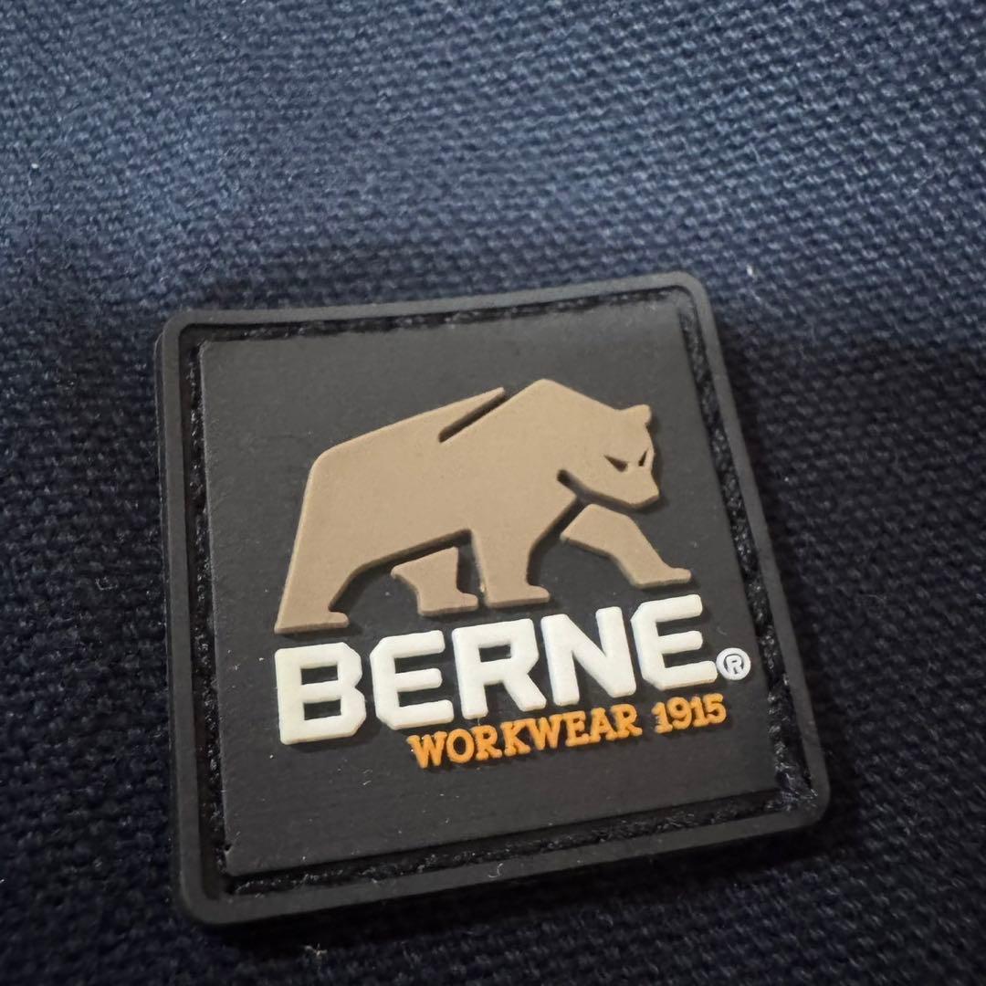 BERNE 古着 デトロイトジャケット XL バック刺繍 ブラック アメカジ