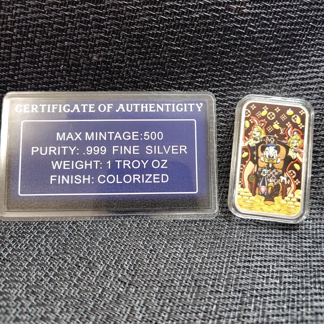 スクルージ・マクダック 1oz fine silver