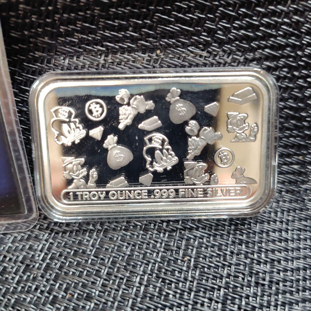 スクルージ・マクダック 1oz fine silver