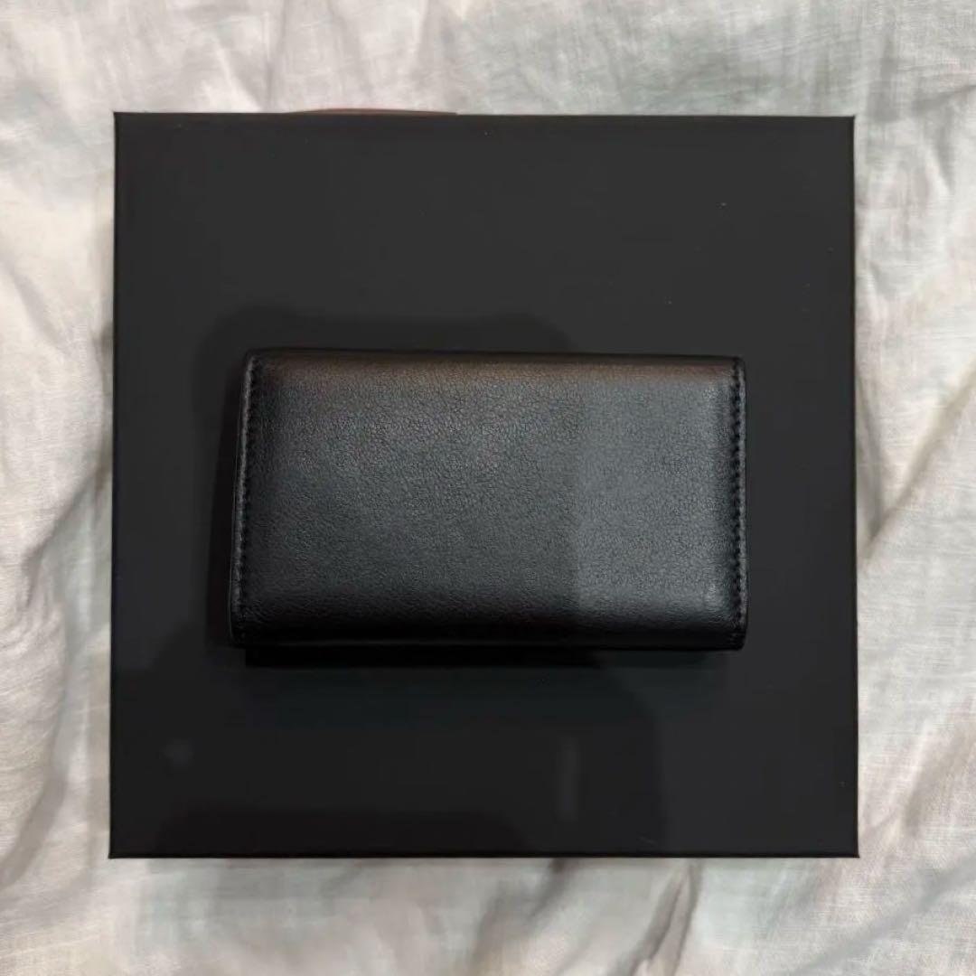 [BALENCIAGA]ブラックバレンシアガ６連レザーキーケース