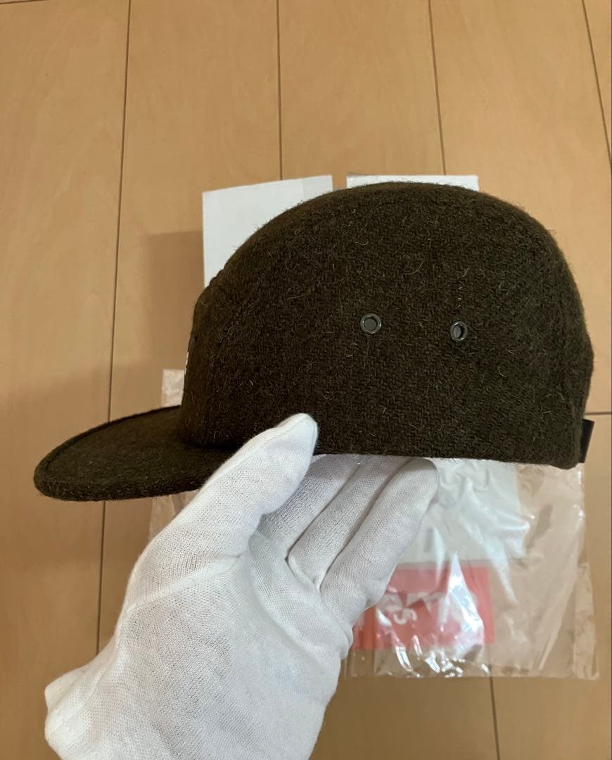 Supreme × Harris Tweed ボックスロゴ キャンプキャップ