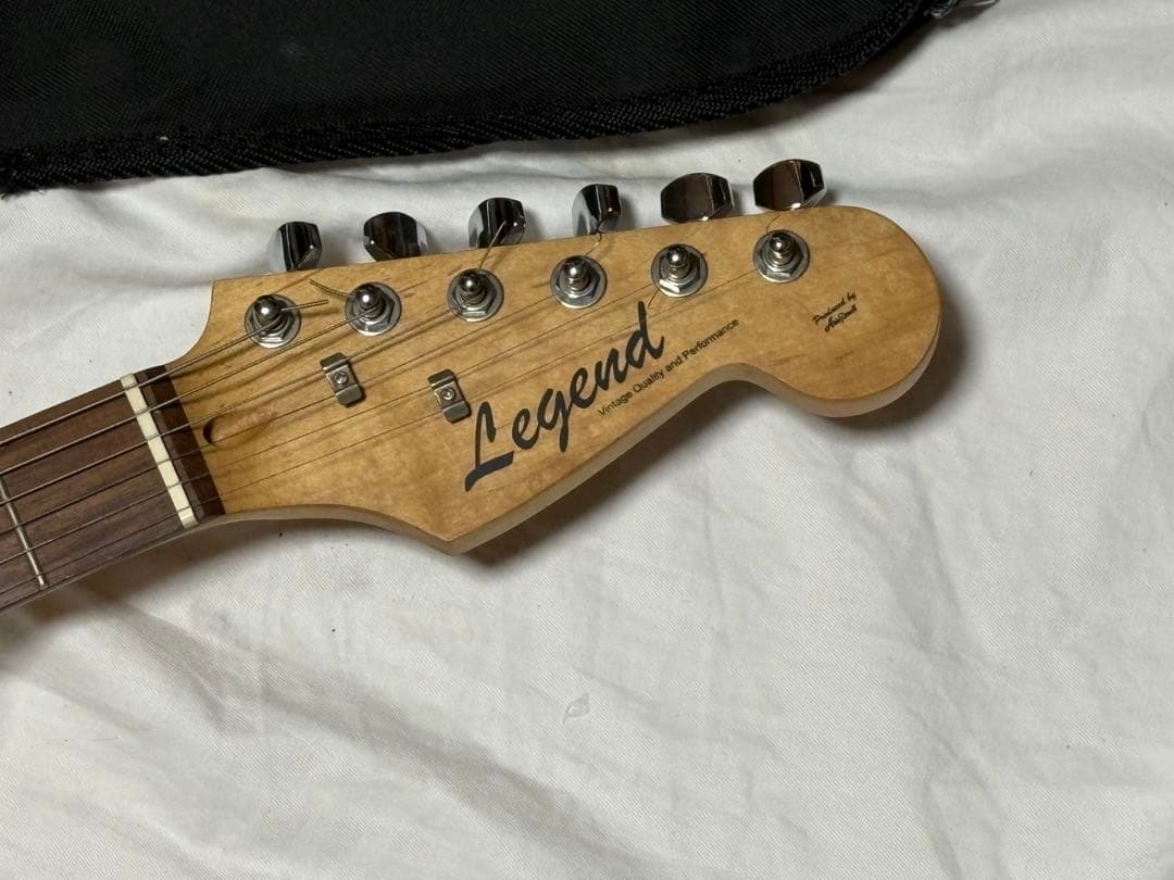 Legend エレキギター　ストラト　キャンディアップルレッド1926-02-1