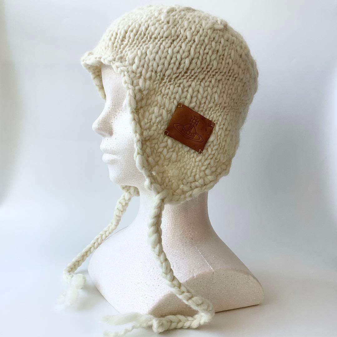 新品★ヴィヴィアンウエストウッド★PULLERS ニットワッチ★オフホワイト白