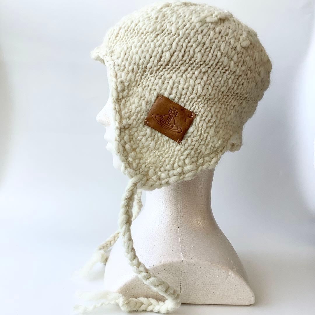 新品★ヴィヴィアンウエストウッド★PULLERS ニットワッチ★オフホワイト白