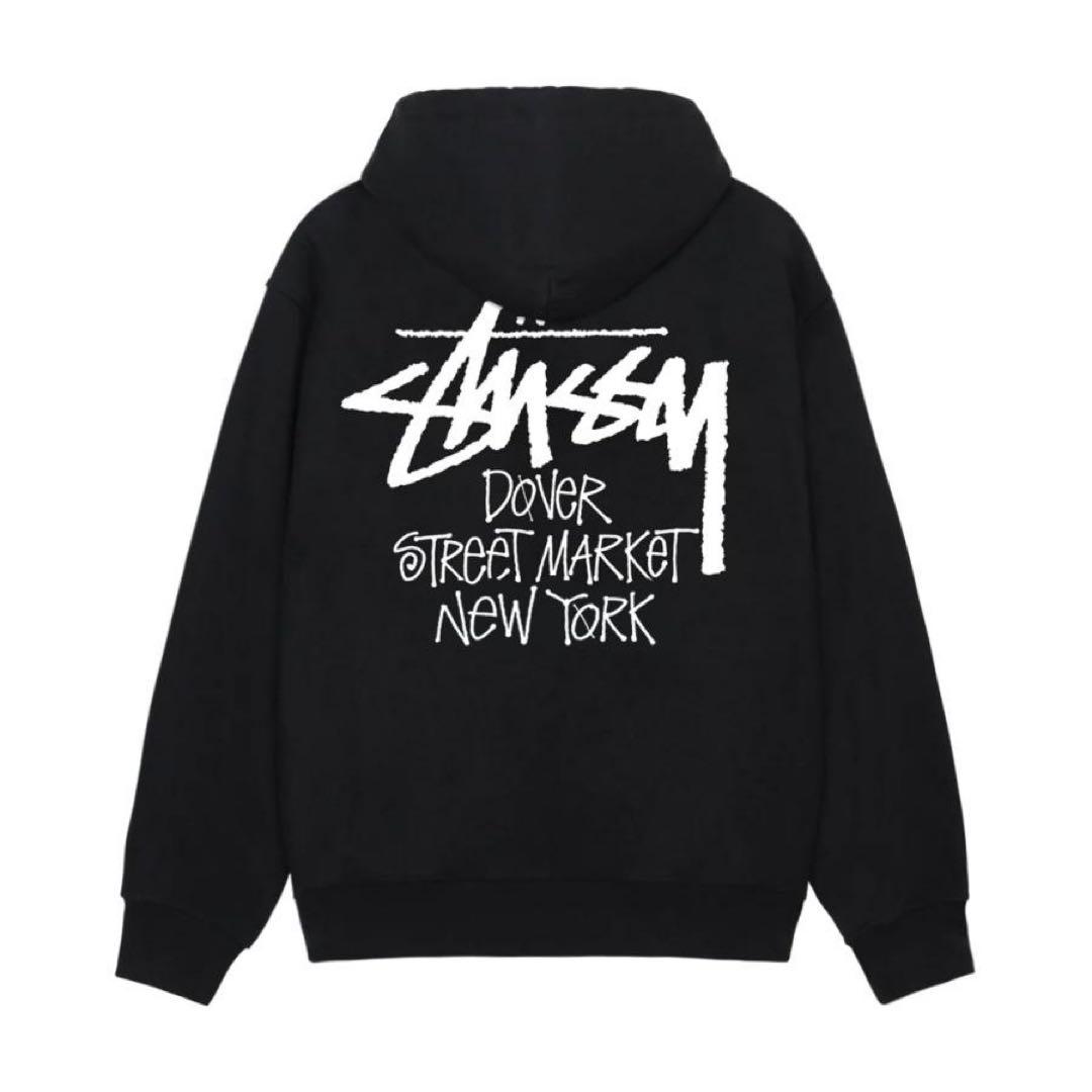 Stussy Dover Street Market ブラックパーカー