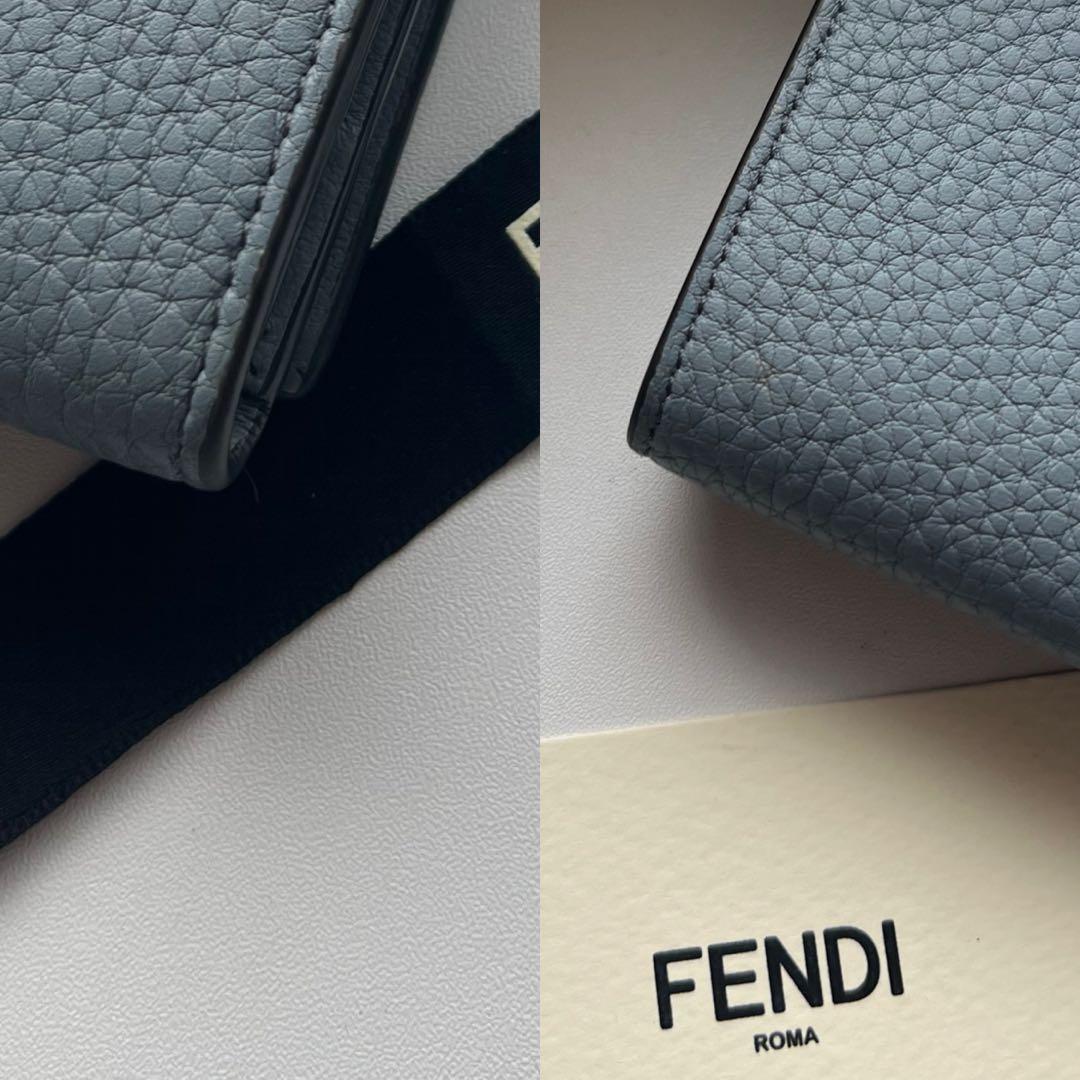 478 極上美品 FENDI フェンディ ピーカブー 2つ折り財布