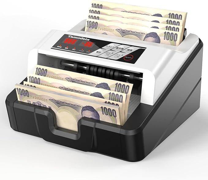 紙幣カウンター Tamodeix 紙幣計数機 日本円の単一額面値カウン 1221