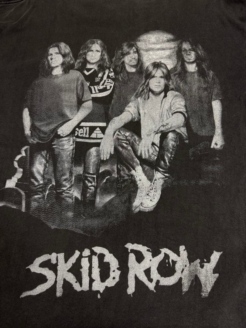 SKID ROW（スキッド・ロウ）ロングスリーブ Tシャツ 黒
