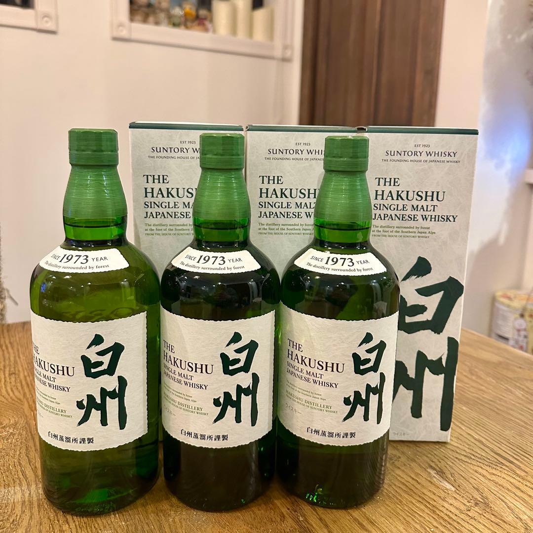 新品箱入り！白州 シングルモルトウイスキー 700ml×3本セット