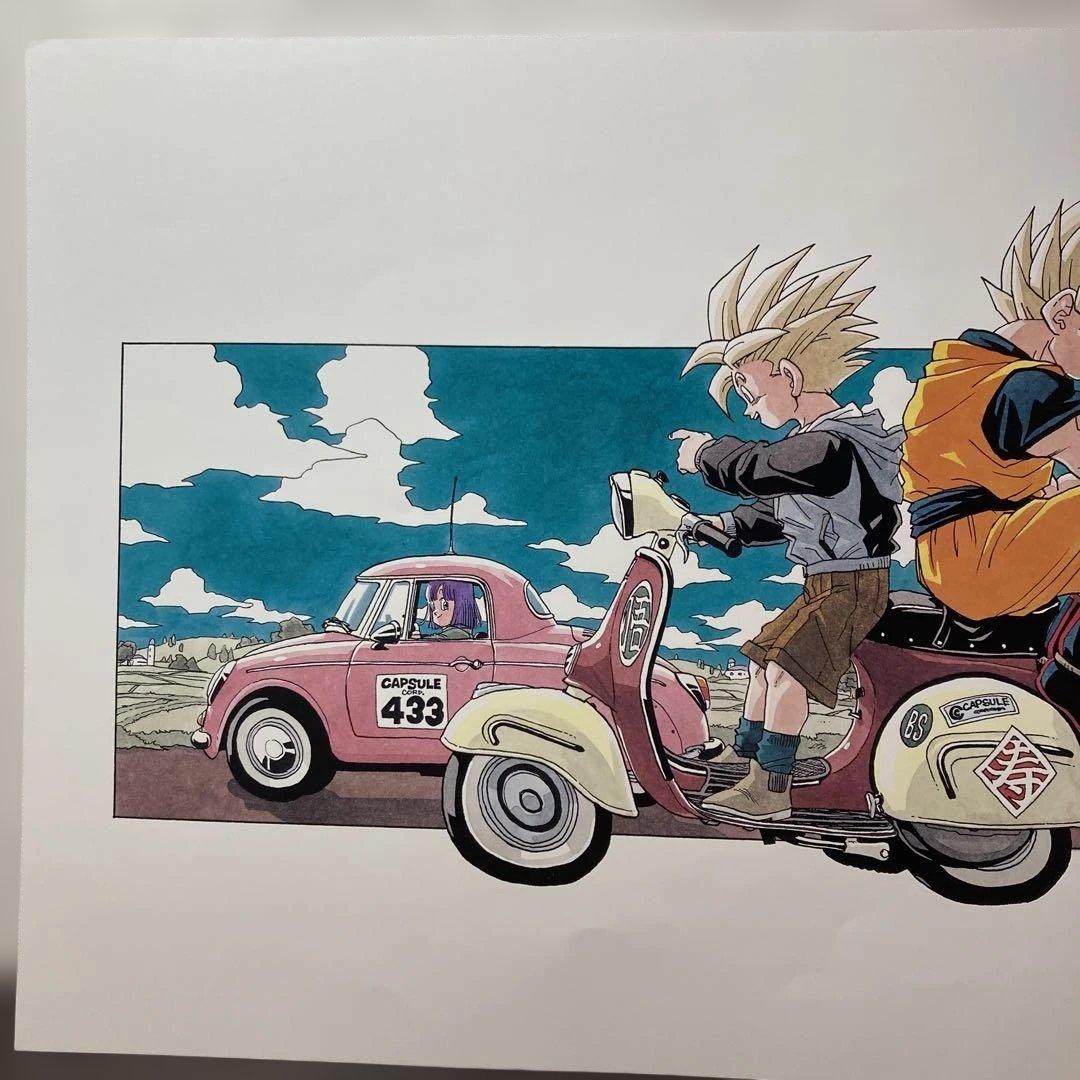 鳥山明の世界展 ドラゴンボール 複製原画 ポスター（封筒付き）