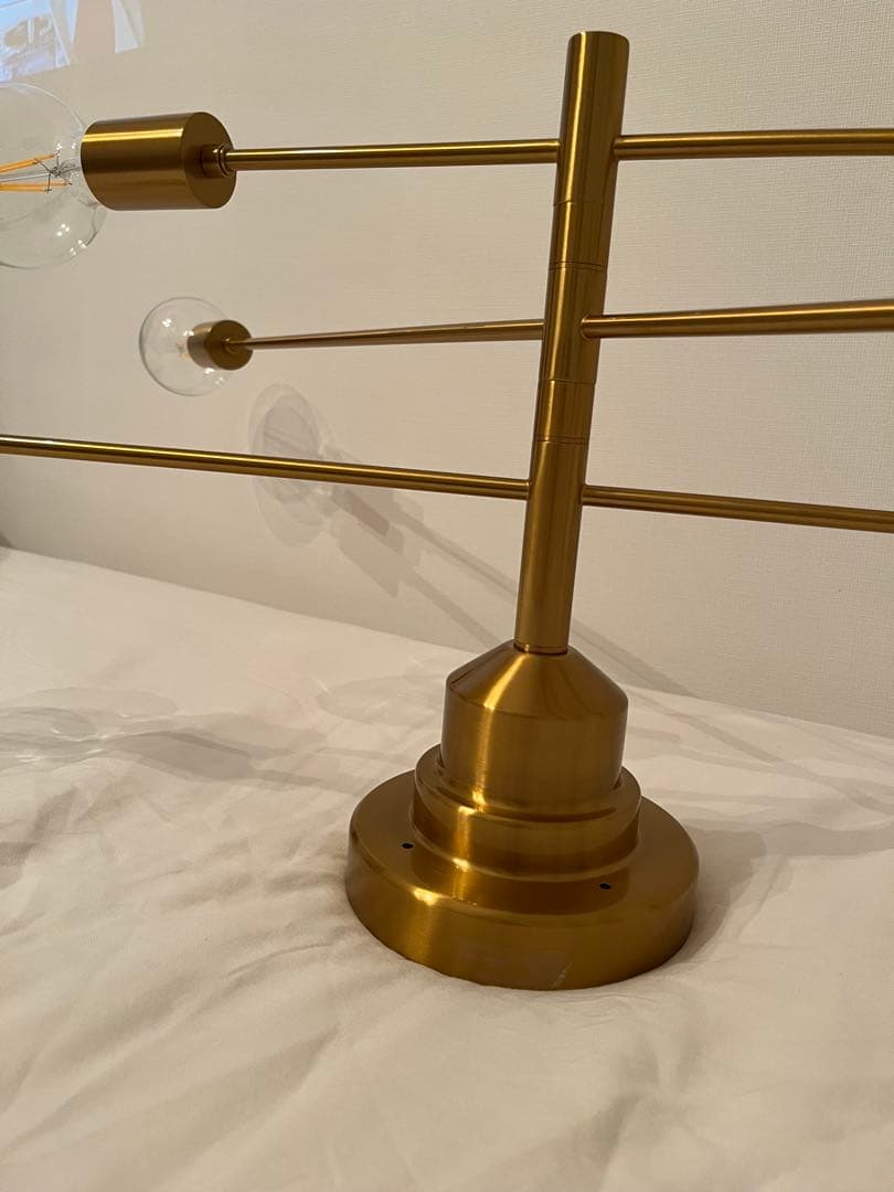 unico 取説箱付【ほぼ未使用】【LED電球付】Astre ゴールド