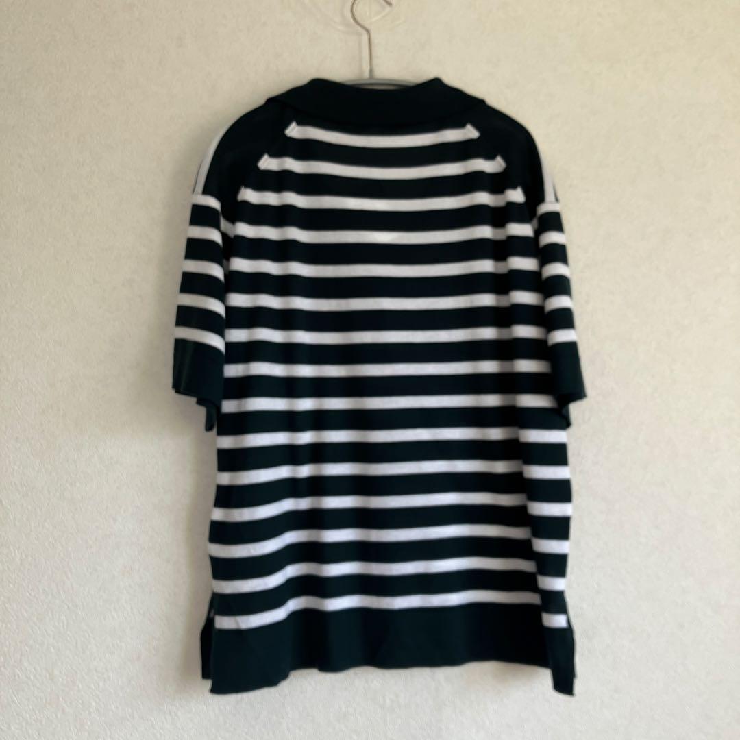 新品　john smedley SOLAオーバーサイズボーダー ニットポロ