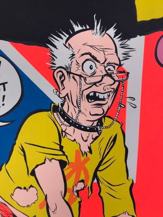 SEX PISTOLS セックスピストルズ　シルクスクリーン ポスター COOP