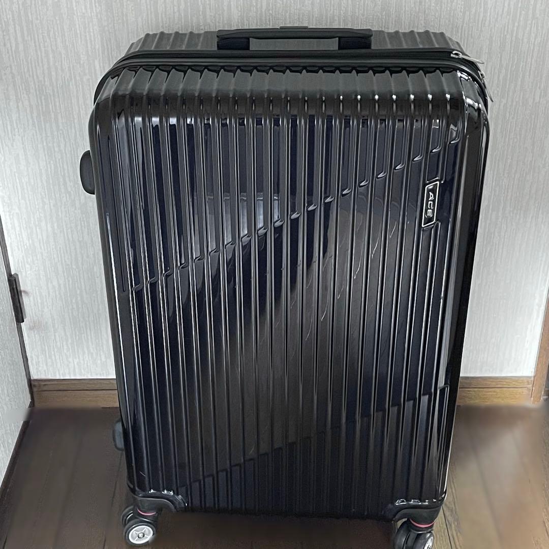 ACE スーツケース ブラック 83L/93L 7泊〜10泊サイズ