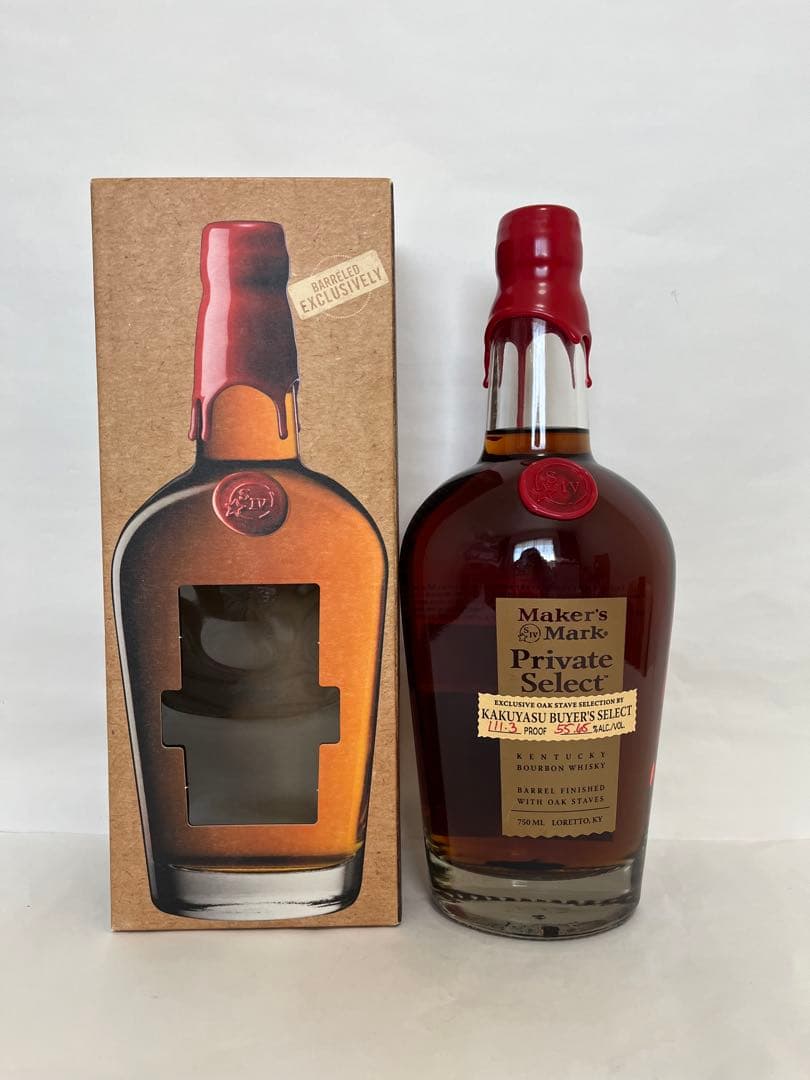 【新品】Maker’s Mark プライベートセレクト　カクヤス　ウイスキー