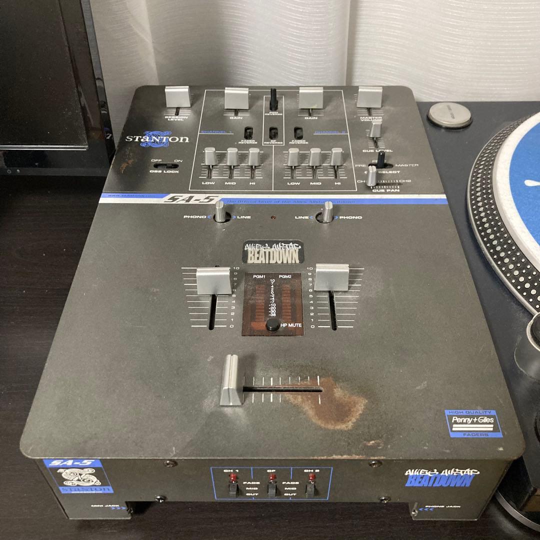 Stanton ST.150（ターンテーブル）＋SA-5（ミキサー）