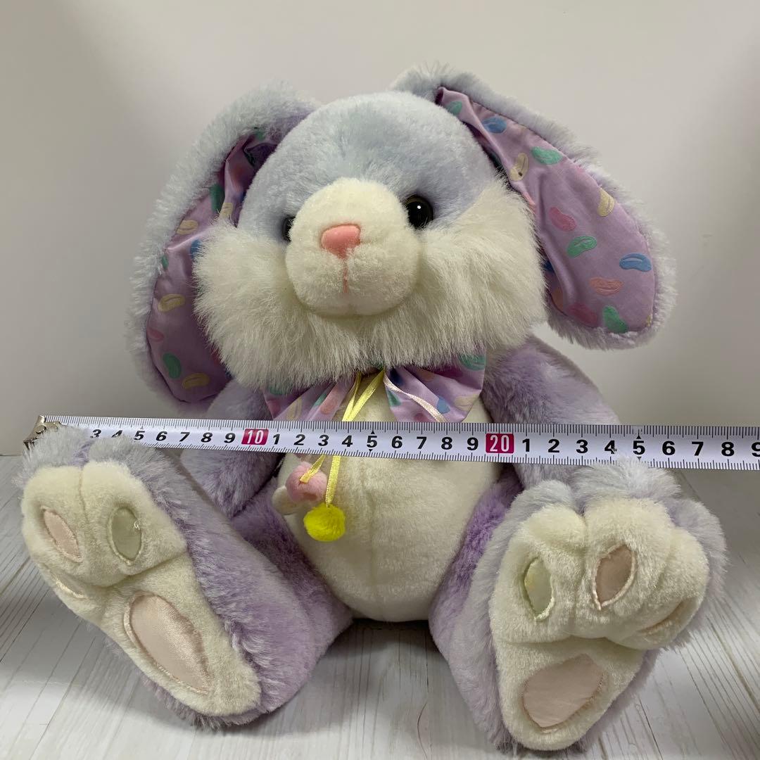NJ☆ レトロ　紫色のウサギのぬいぐるみ