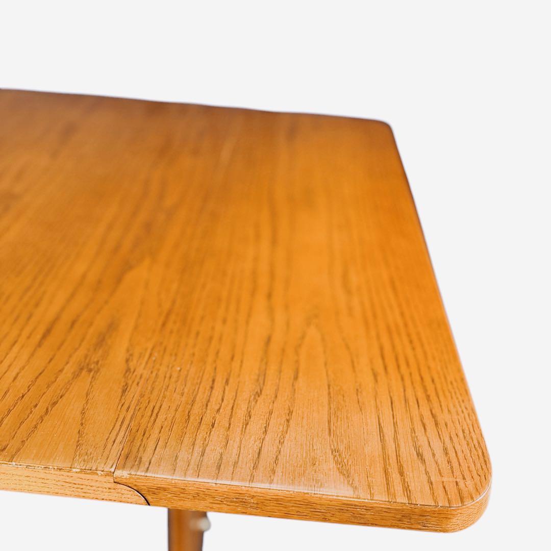 HR657 【木目が美しい】三越ブルージュ　現カントリーハウス　拡張テーブル