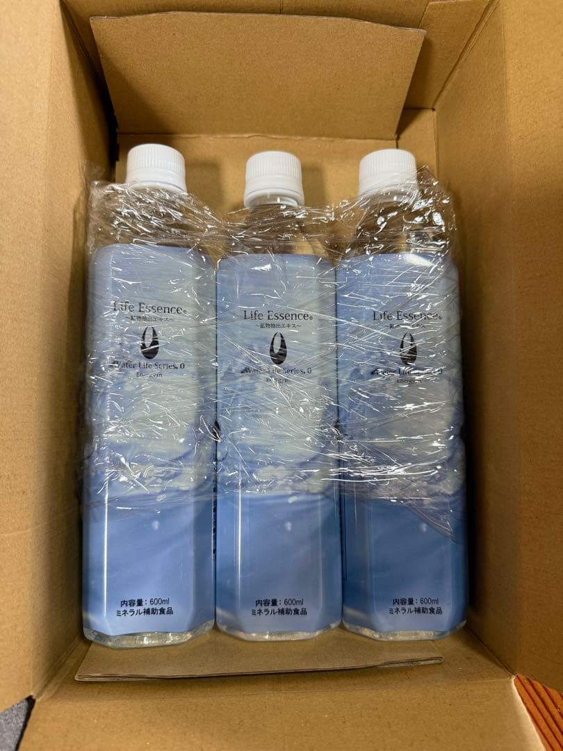 エコウォーター　ライフエッセンス　600ml×3本