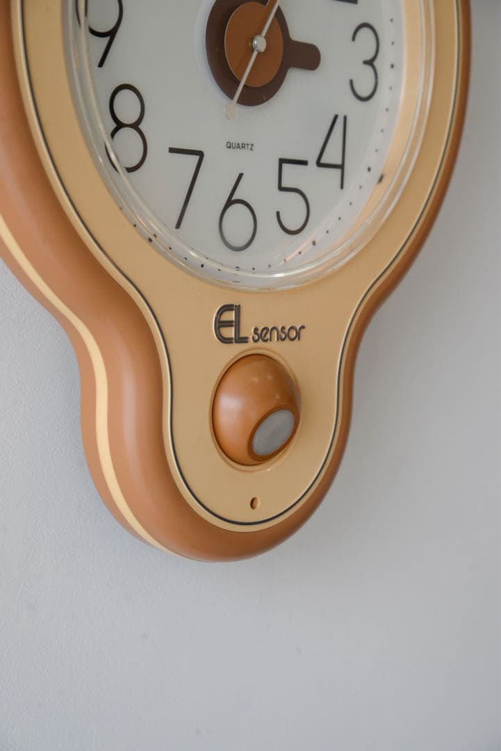 掛時計　CITIZEN EL sensor ポストモダン　レトロ