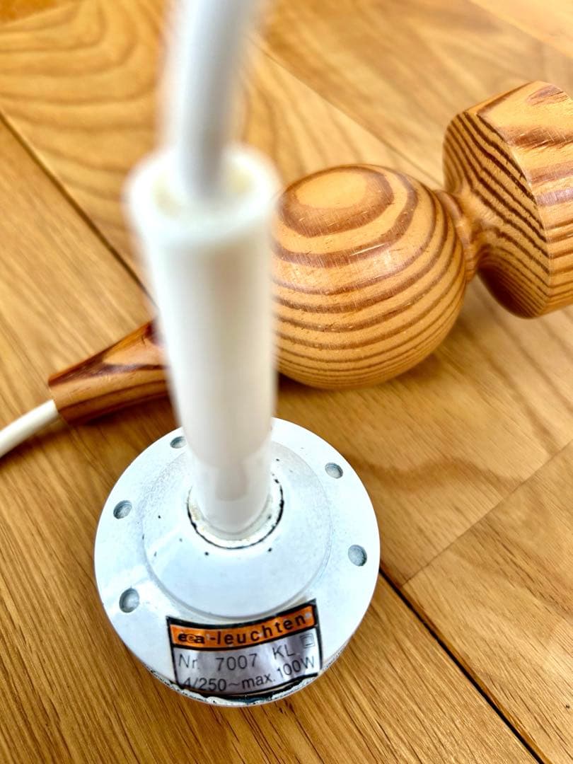 独60年代　EEA Leuchten パイン材と綿糸のヴィンテージ・ペンダント