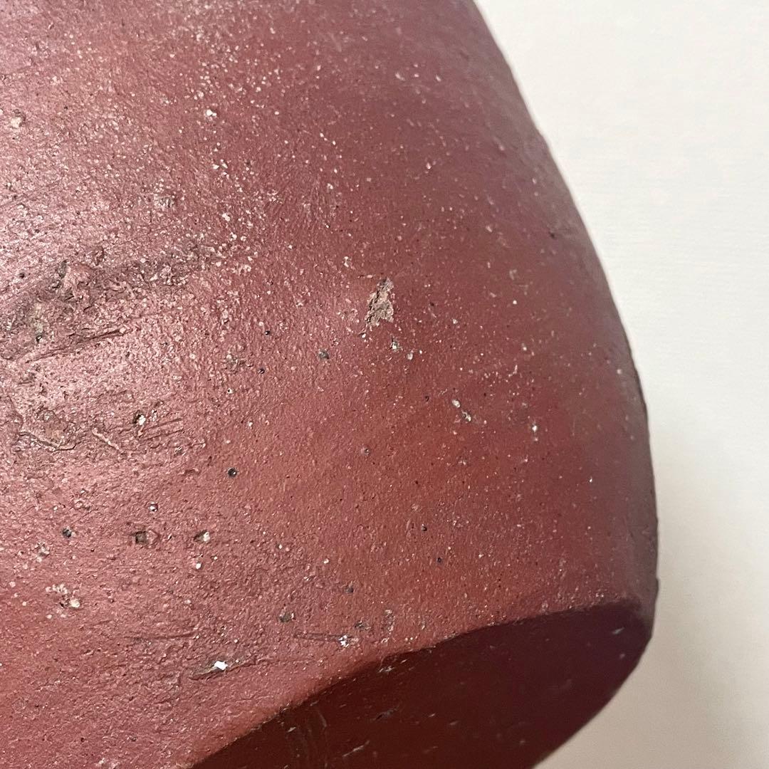 古備前 雀口 鳶口 壺 窯印 櫛目波状文 小壷 蹲 花器 花入