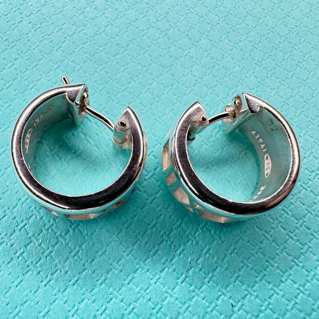 【美品】ティファニー Tiffany アトラス ピアス 両耳SV925