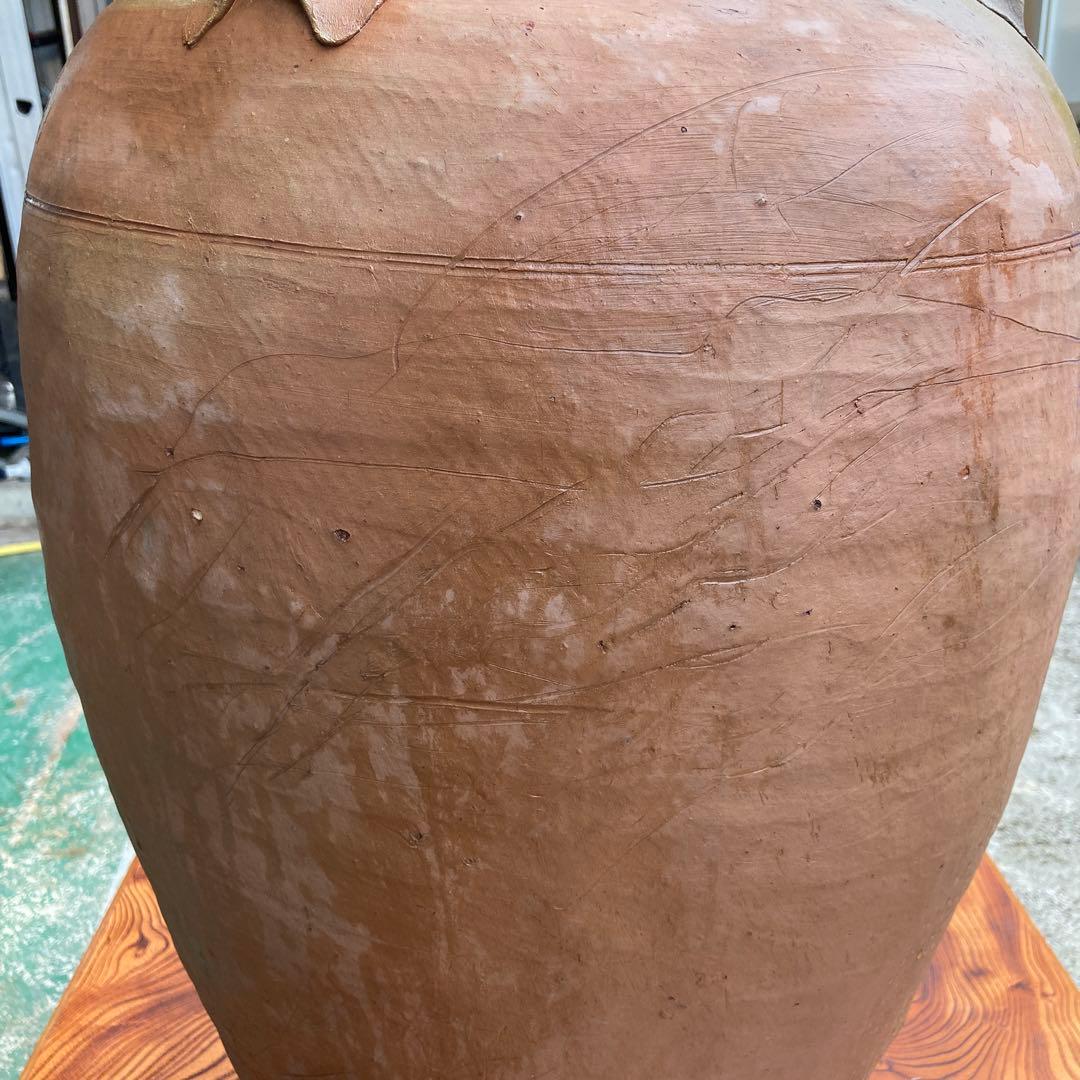 旧家蔵出し　かなり大きな壺　年代物