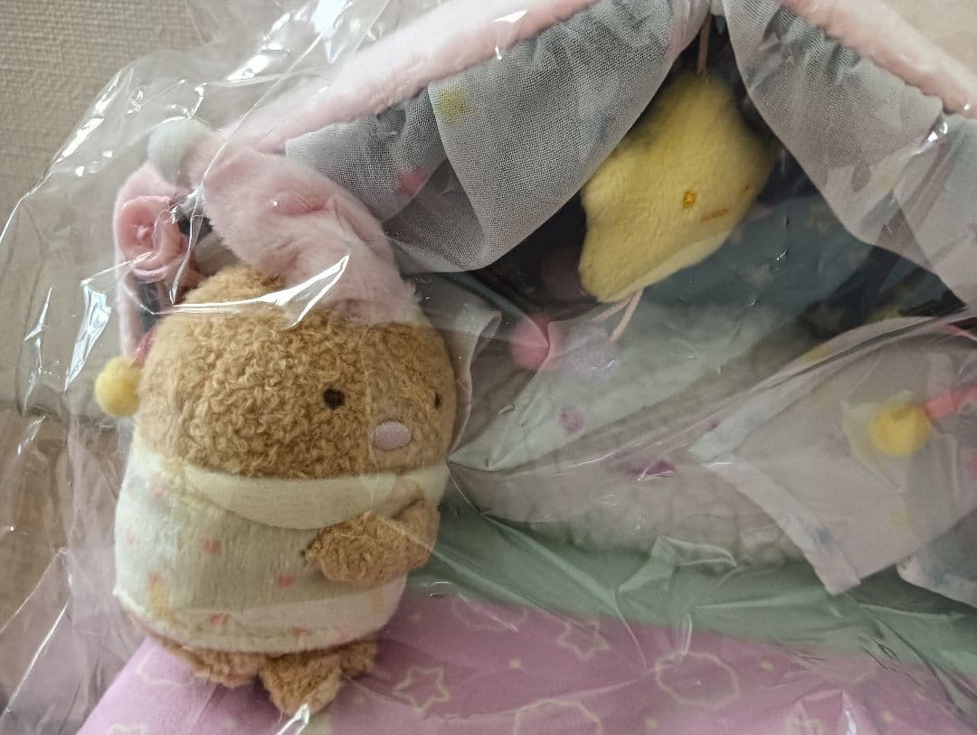新品☆すみっコぐらし おとまり会 てのりぬいぐるみ＆すみっコベッドセット