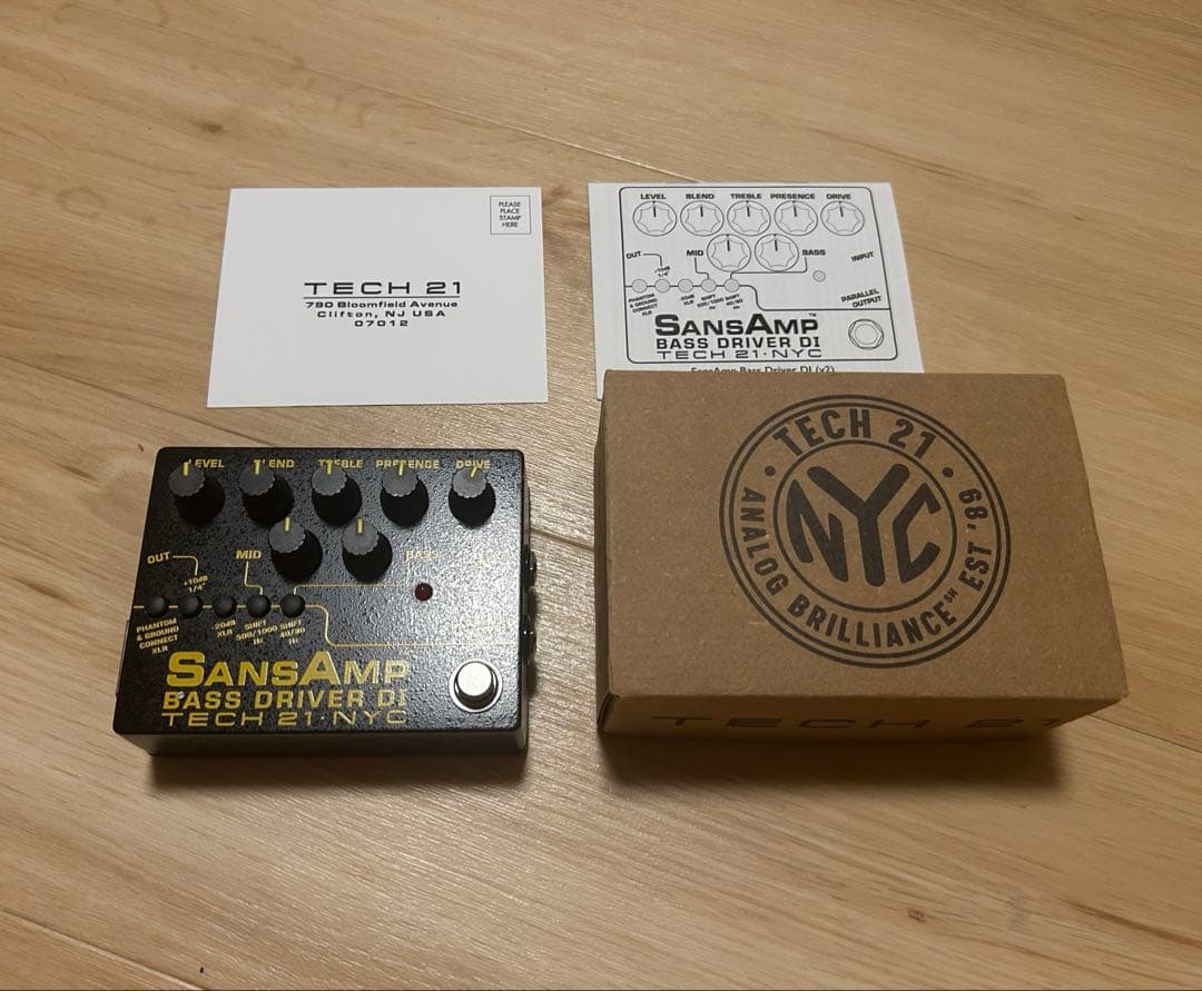 Tech21 SansAmp Bass D DI V2 サンズアンプ