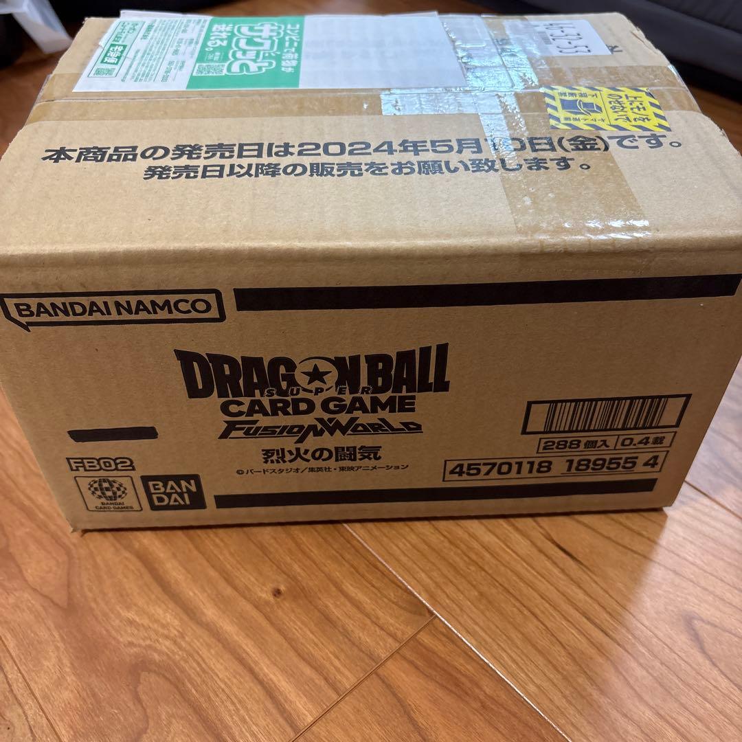 ドラゴンボール フュージョンワールド 烈火の闘気 未開封1カートン