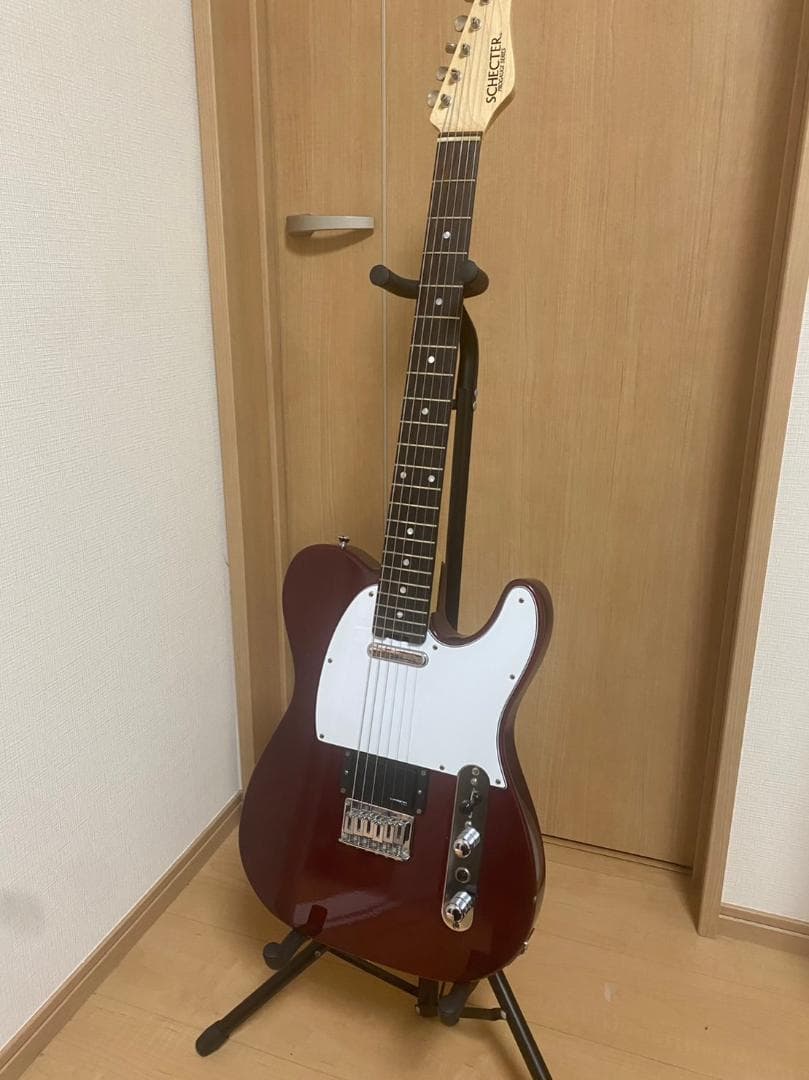 【Schecter】テレキャスター　赤系　美品