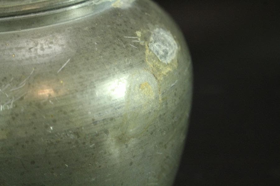 中国美術 唐物 古錫 茶壺 二件(K-S806)