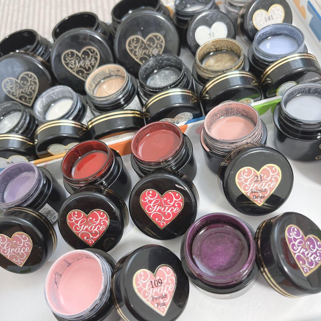 グレースジェル ネイル まとめ売り 筆 トップ ベース Grace Gel