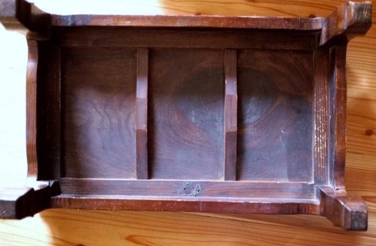 松の花台 盆栽台　煎茶道具　長方平卓　肥松指物 座卓 和のしつらえ