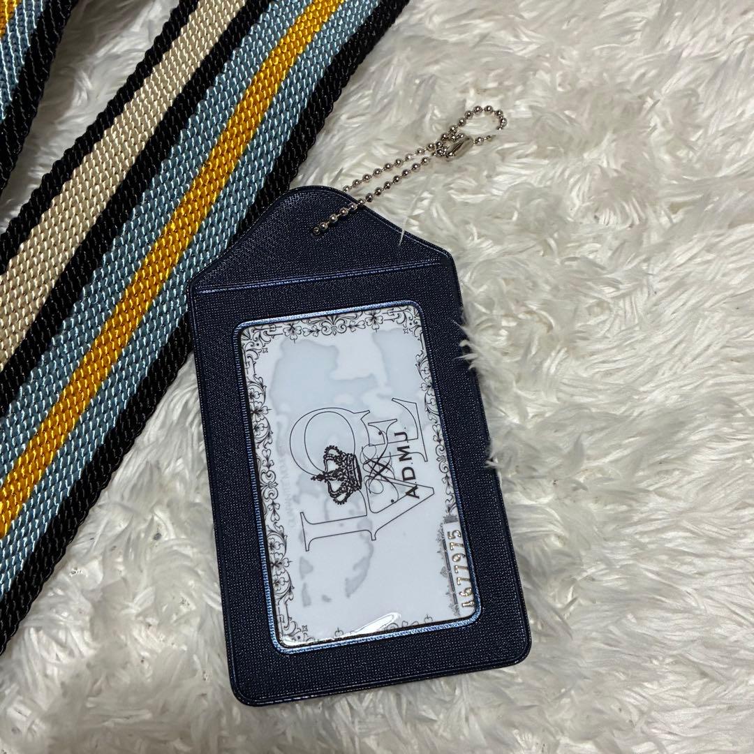 美品✨ADMJ ストライプ デザイン　ショルダーストラップ 付け替え用